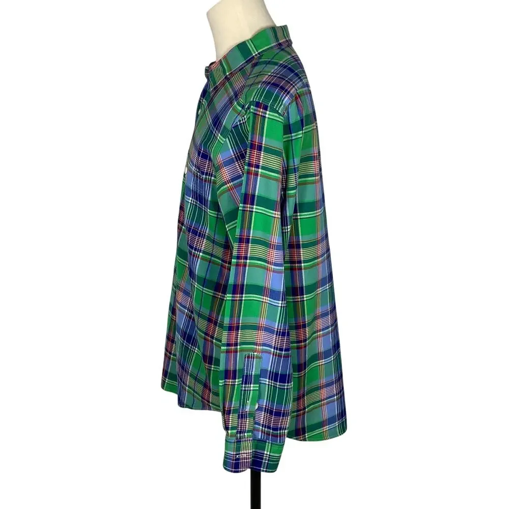 Polo Ralph Lauren Plaid Button Down Long Sleeves Shirt Size XL
